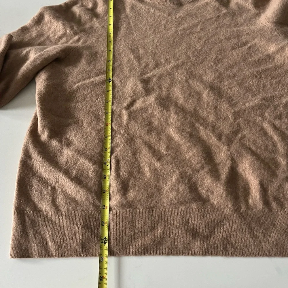 Quince Mongolian Cashmere Sweater Camel Women’s Crewneck 3X - Picture 7 of 7